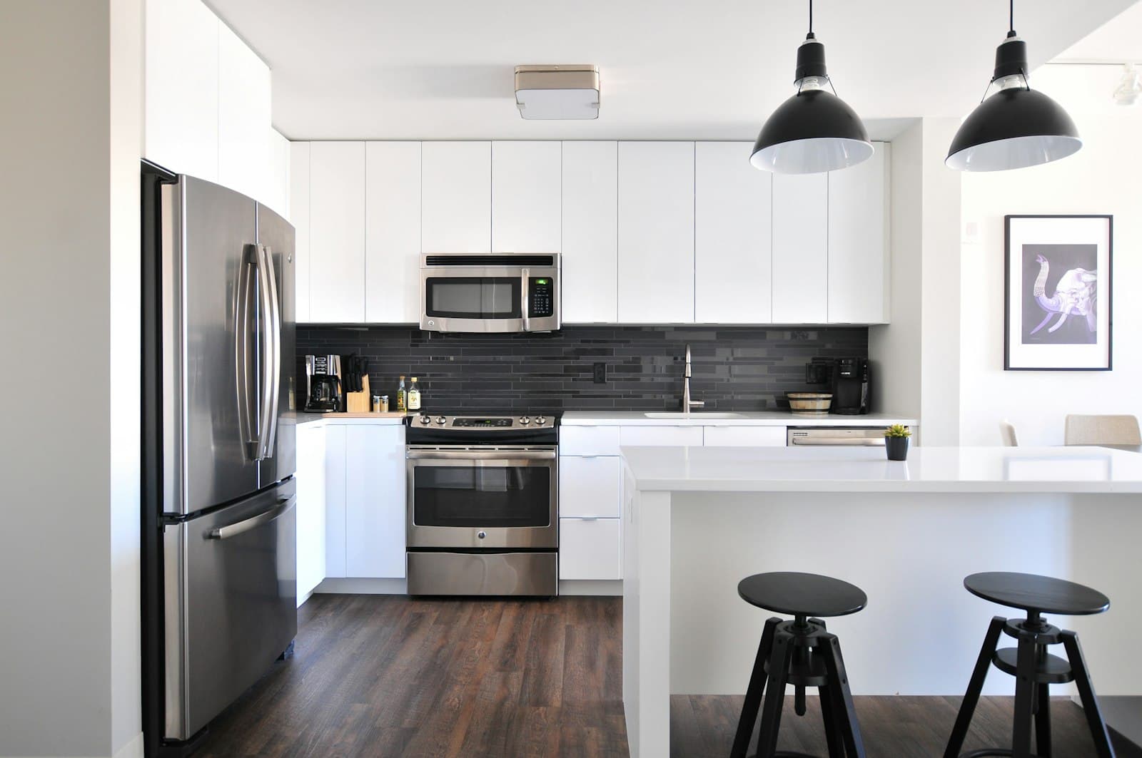 Cocina de un hogar familiar